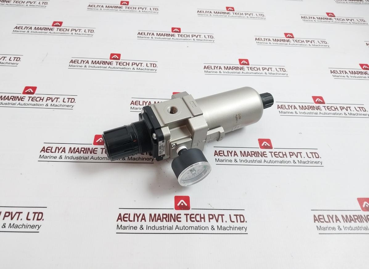 Smc Aw40-02Bg-2 Filter Regulator W/ Pressure Gauge G46-10-02 0.05-0.85Mpa