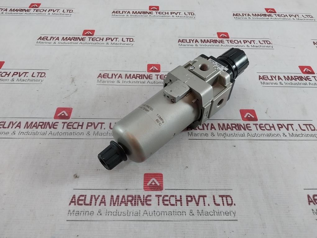 Smc Aw40-02Bg-2 Pneumatic Filter Air Pressure Regulator 0.05-0.85 Mpa 60C