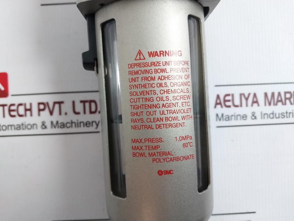 Smc Aw40-06D Filter Regulator 0.05~0.85 Mpa, 60°C, 1.0Mpa