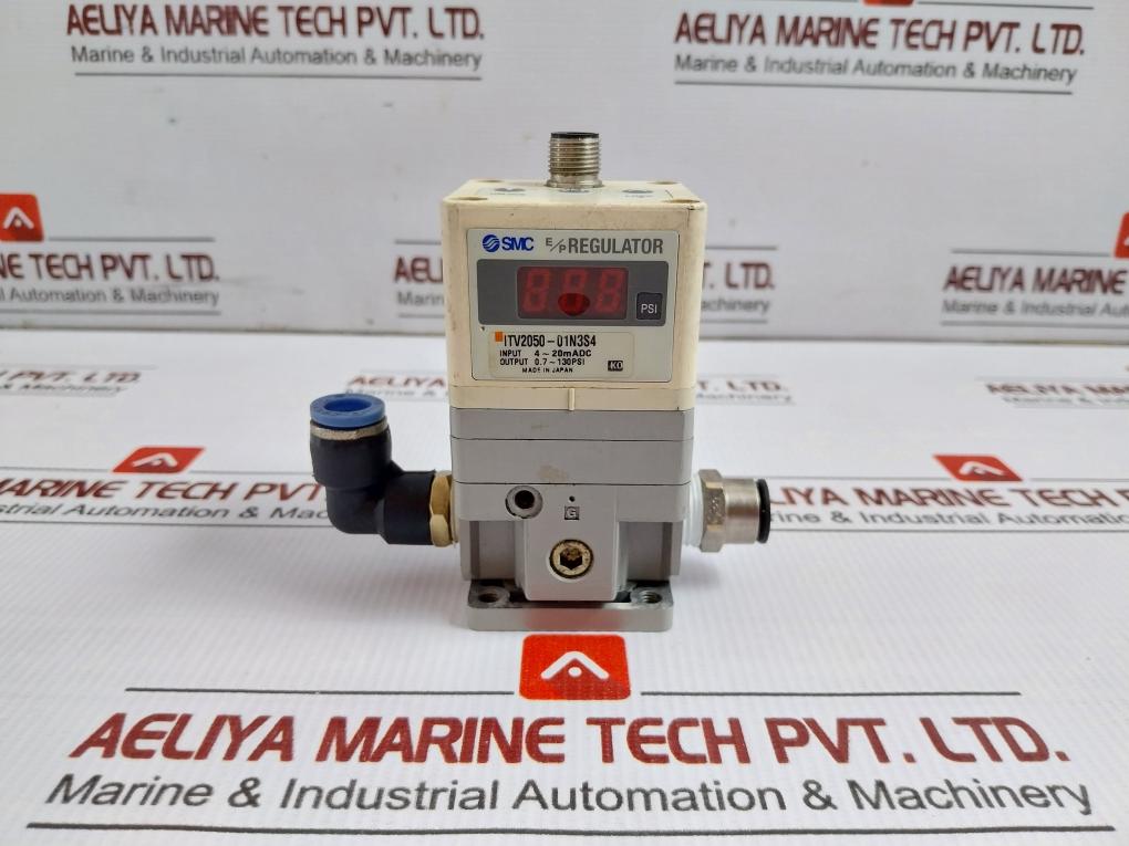 Smc Electro-pneumatic Regulator 0.7-130Psi Part No Itv2050-01N3S4