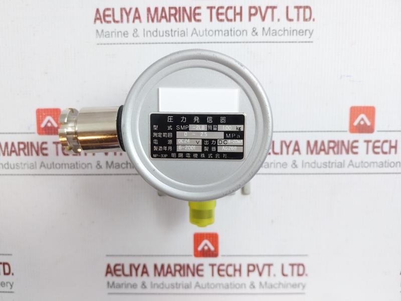 Smp-2Lb Pressure Transmitter Dc 24V 0-2.5 Mpa Output Dc 4-20 Ma Meiyo Electric