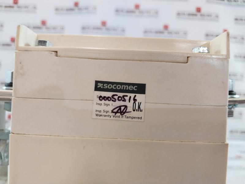 Socomec Mcos 320A Motorized Changeover Switch (Bcs) 4-pole 415V 80Ka