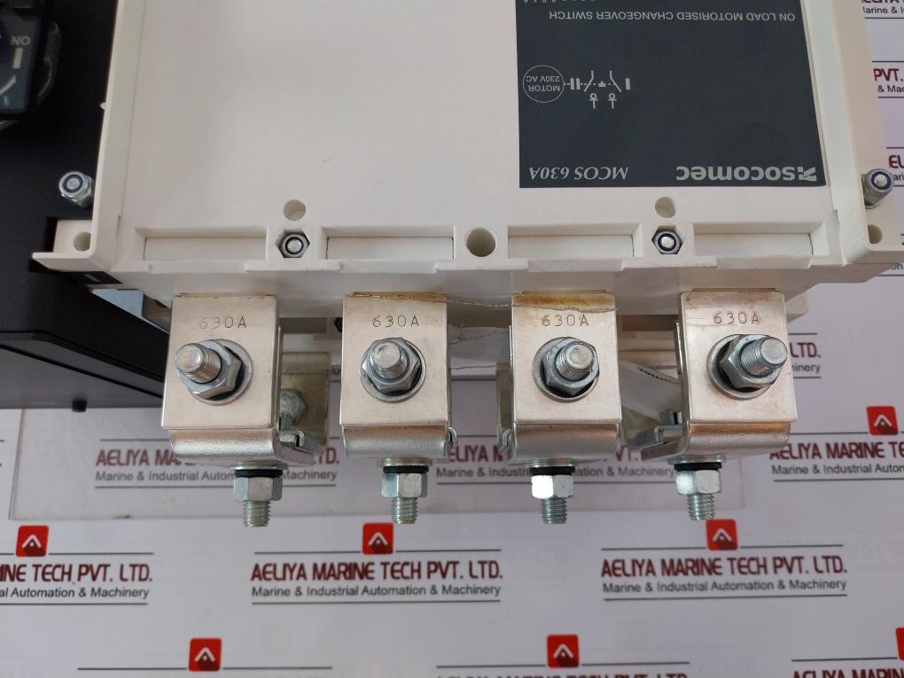 Socomec Mcos 630A 4-pole On Load Motorised Changeover Switch, Gmc06304Poi