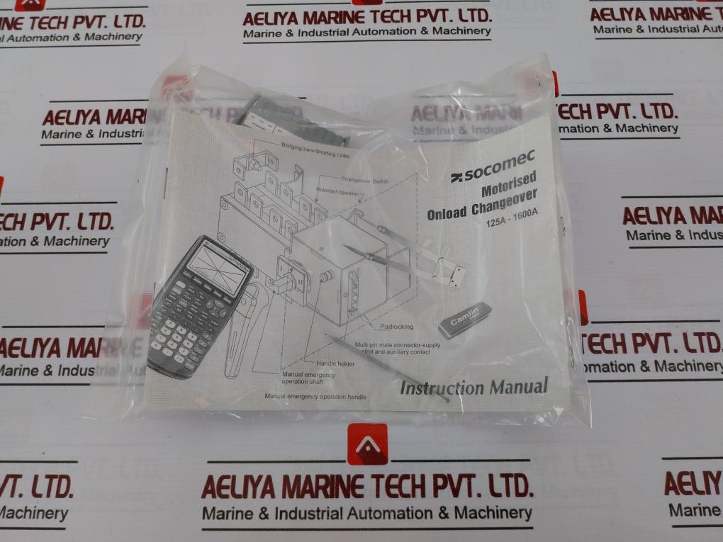Socomec Mcos 630A 4-pole On Load Motorised Changeover Switch, Gmc06304Poi