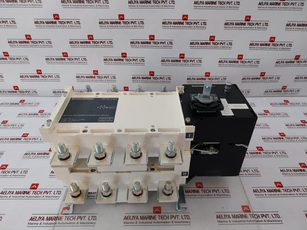 Socomec Mcos 630A 4-pole On Load Motorised Changeover Switch, Gmc06304Poi
