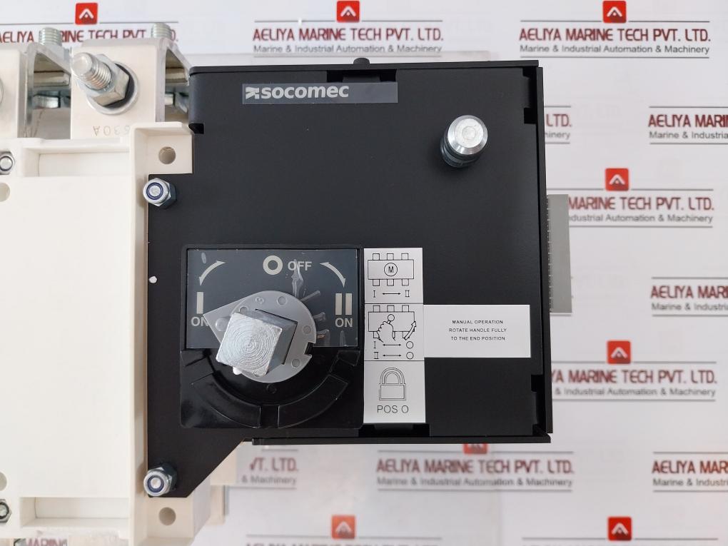 Socomec Mcos 630A 4-pole On Load Motorised Changeover Switch, Gmc06304Poi