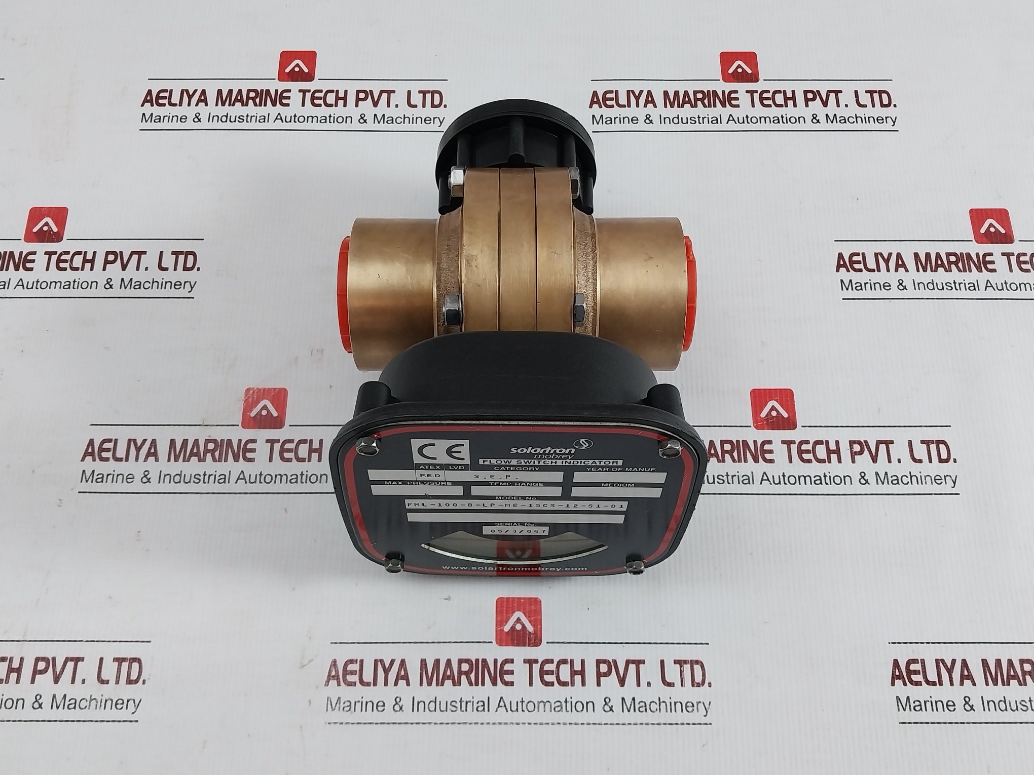 Solartron Mobrey Fml-100-b-lp-me-15Cs-12-s1-d1 Flow Switch Indicator
