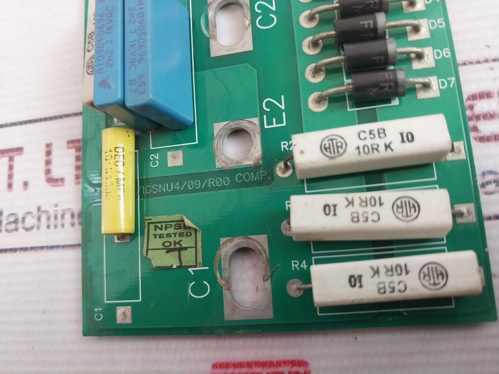 Sold.Rc/Igsnu4/09/R00 Printed Circuit Board Used