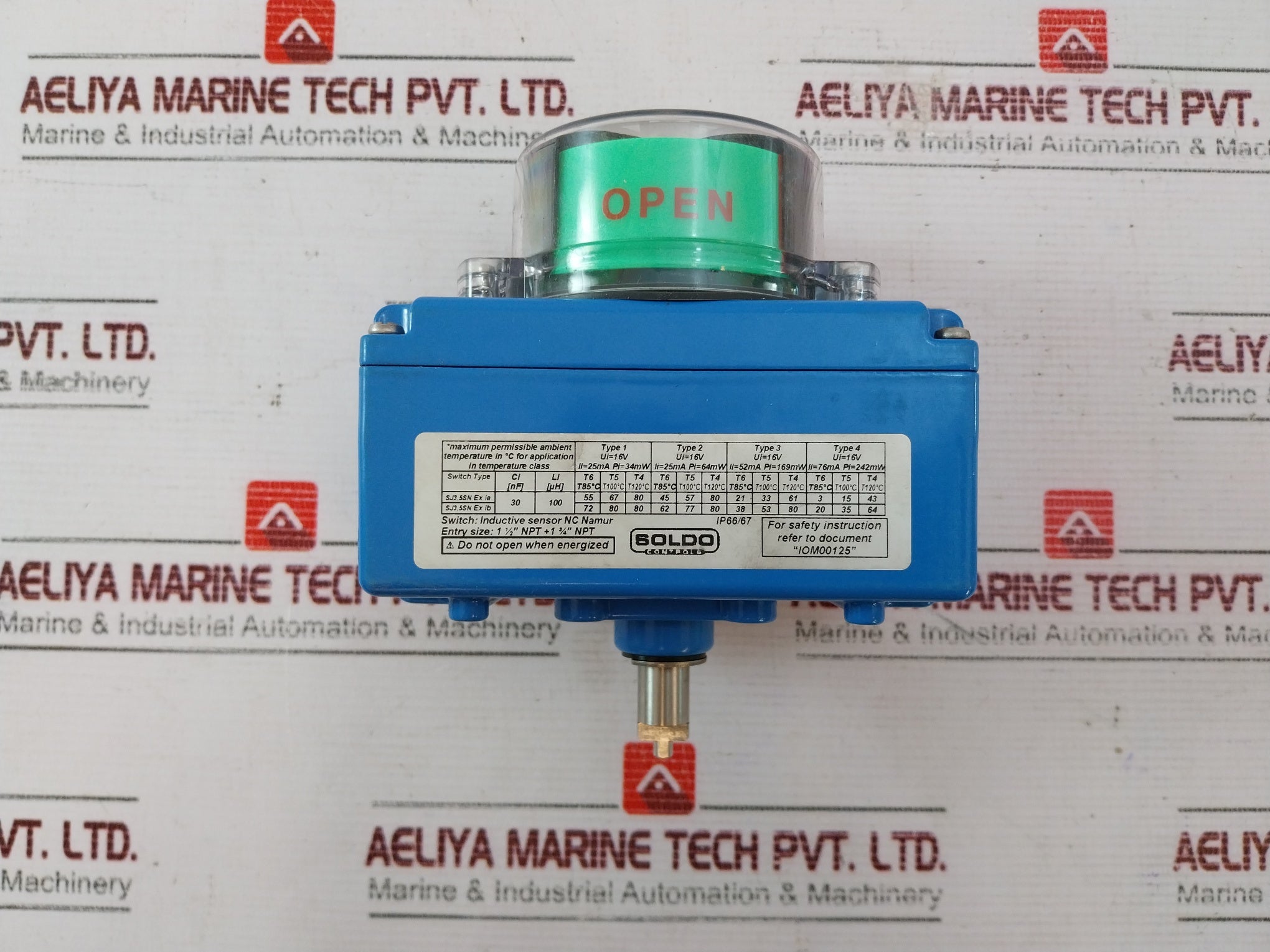 Soldo Controls Sf62281-n0C11A4 Limit Switch Ip66/67