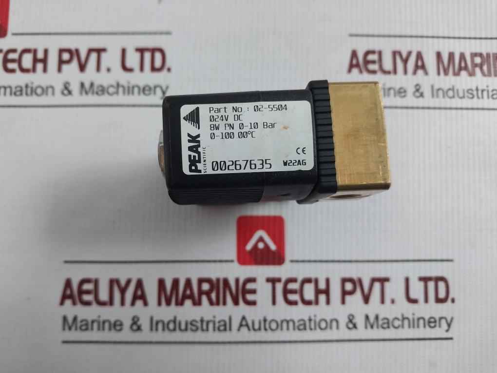Solenoid Valve 02-5504 Peak Scientific 24V Dc