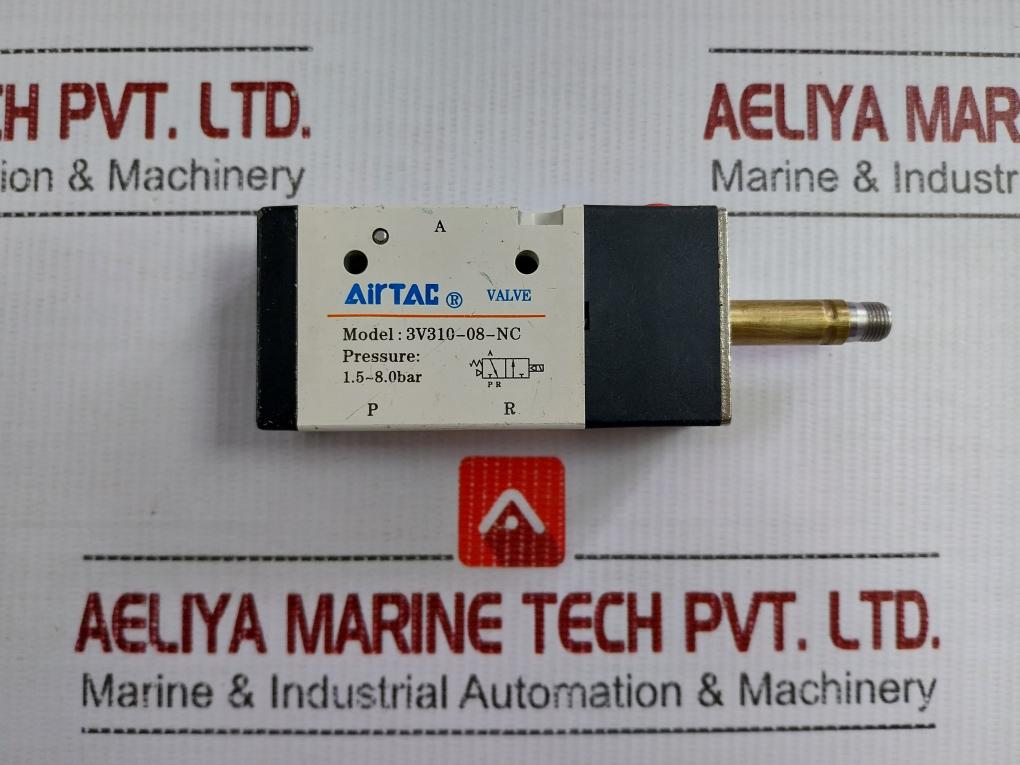 Solenoid Valve 1.5-8.0Bar Part No 3V310-08-nc Airtac