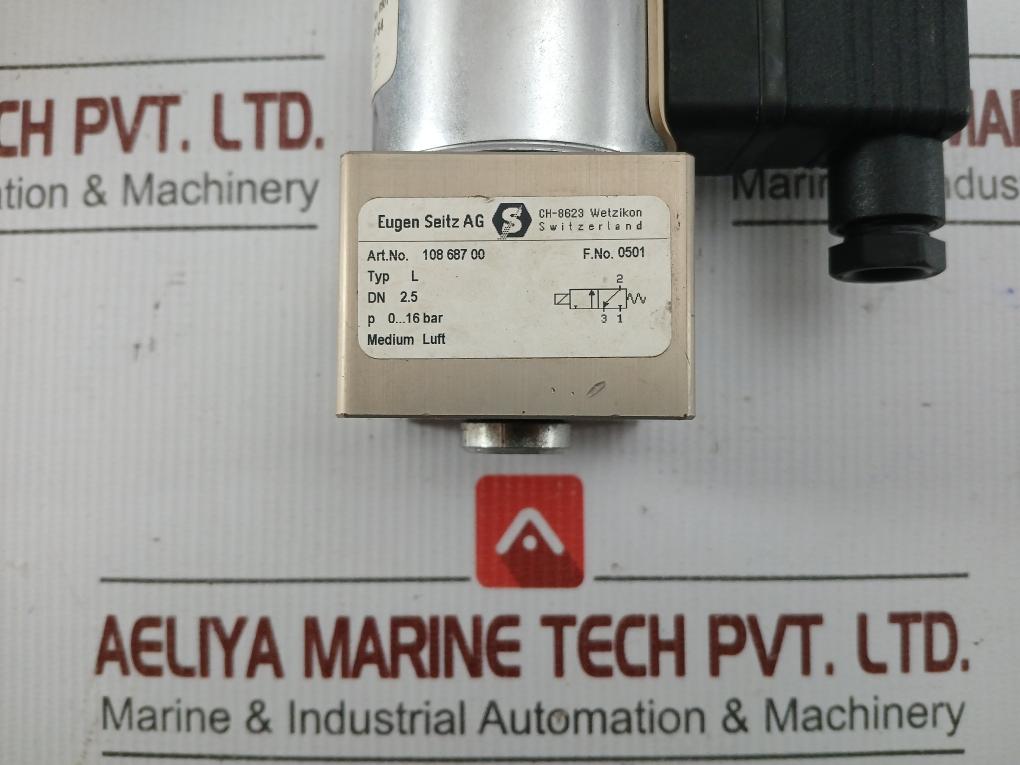 Solenoid Valve 108 687 00 Eugen Seitz Ip54 24V Dc