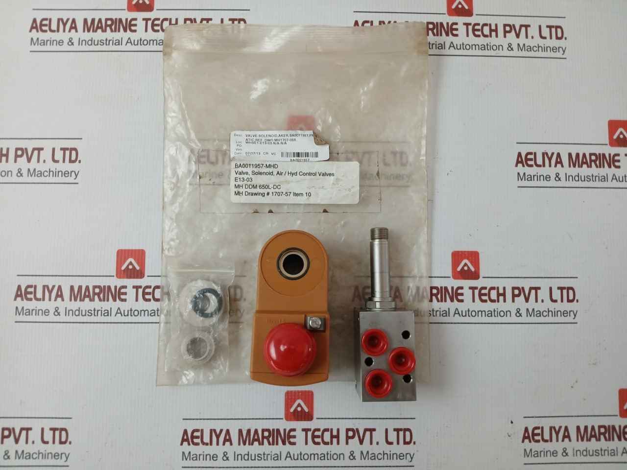 Solenoid Valve Set Ba0011957-mhd Parker Lucifer