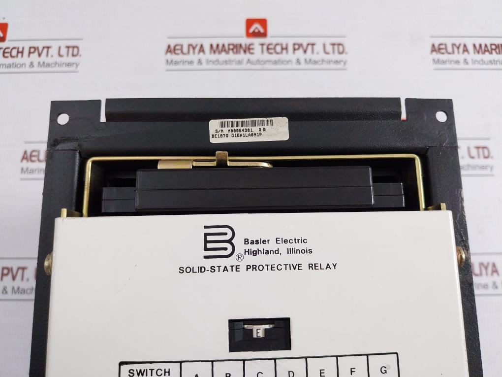 Solid-state Protective Relay Be1-87G Basler Electric