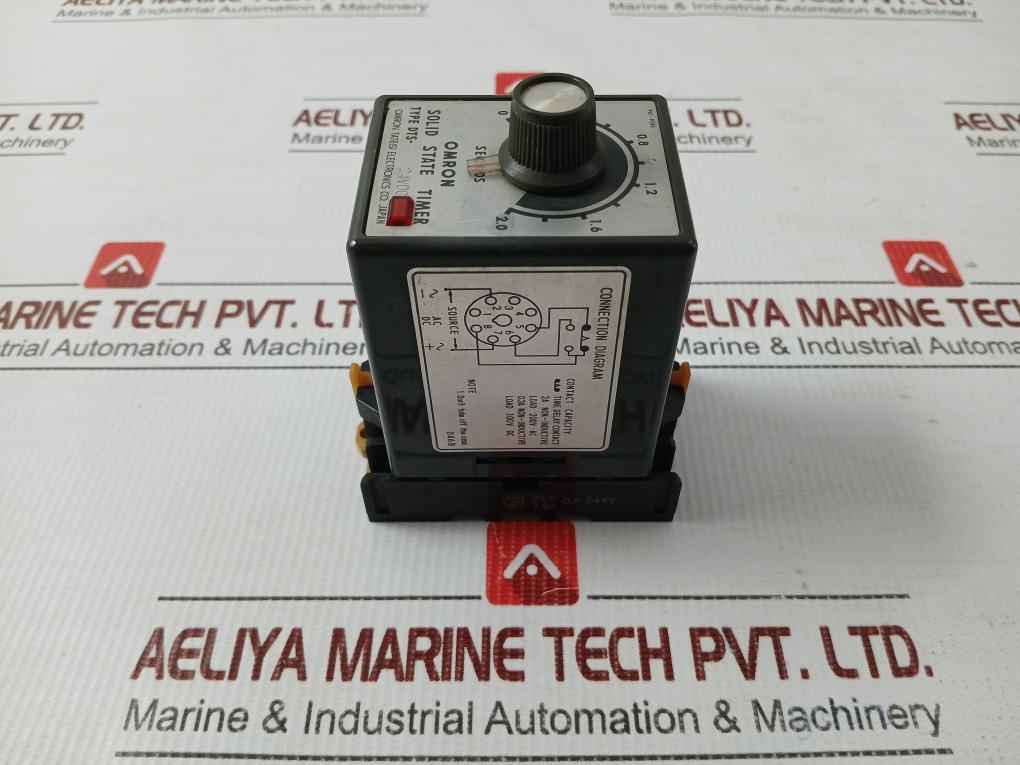 Solid State Timer 100Vdc 0-2.0 Seconds Omron Dts-24Vdc