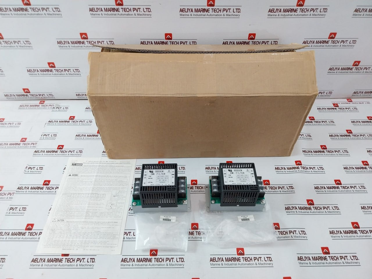 Soshin Electric Nf3100C-yxs Emi Filter 500 Vac 100A M0001 50/60 Hz