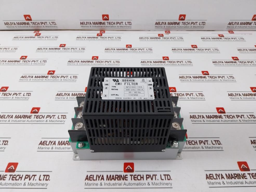 Soshin Electric Nf3150C-yxs Emi Filter 500 Vac, 150A 50/60Hz