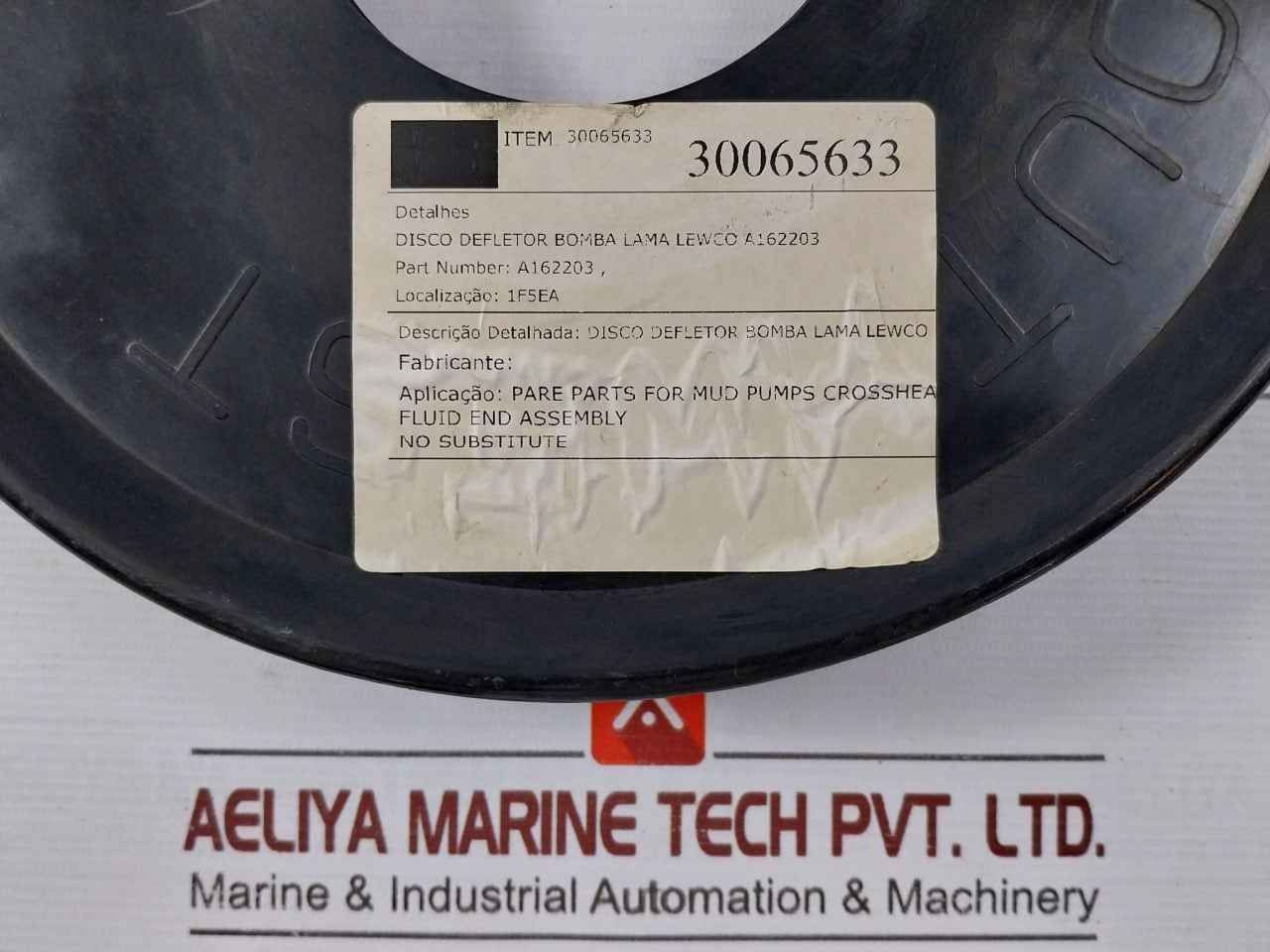 Southwest 0060023 Mud Pump Deflector Disc A162203