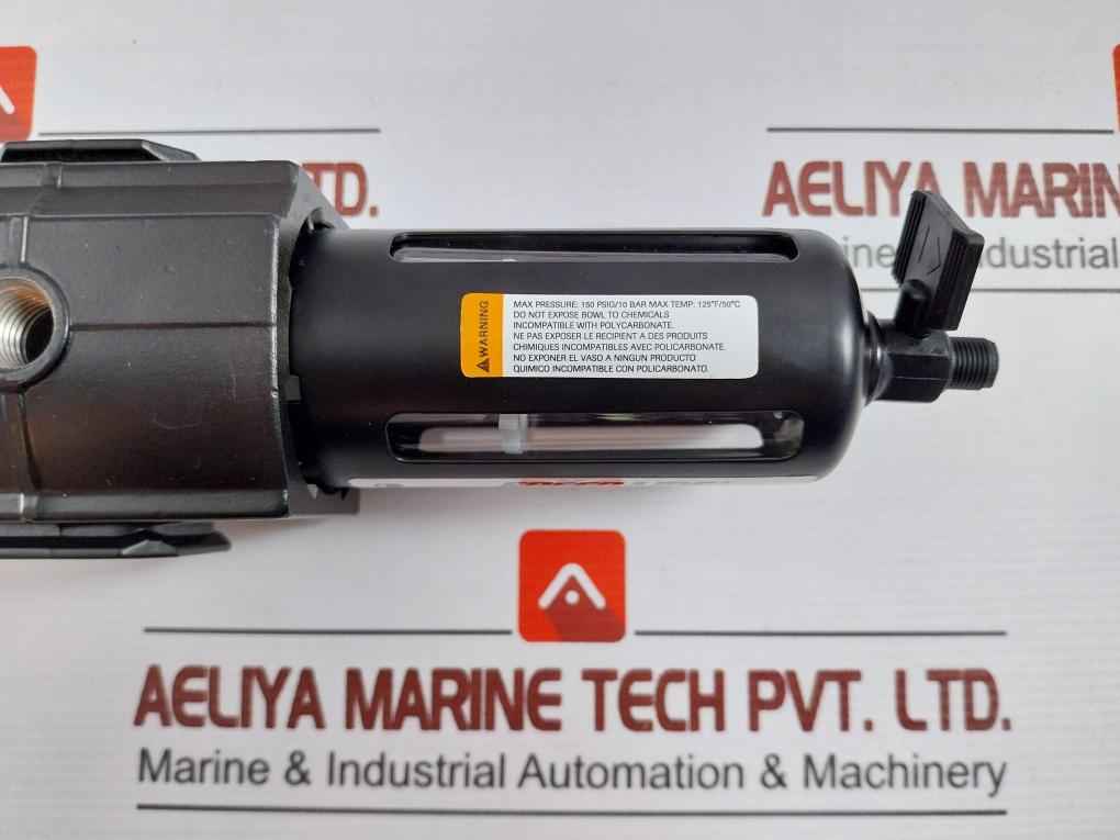 Speedaire 4Zk89A Filter-regulator 150 Psig/ 10Bar Max