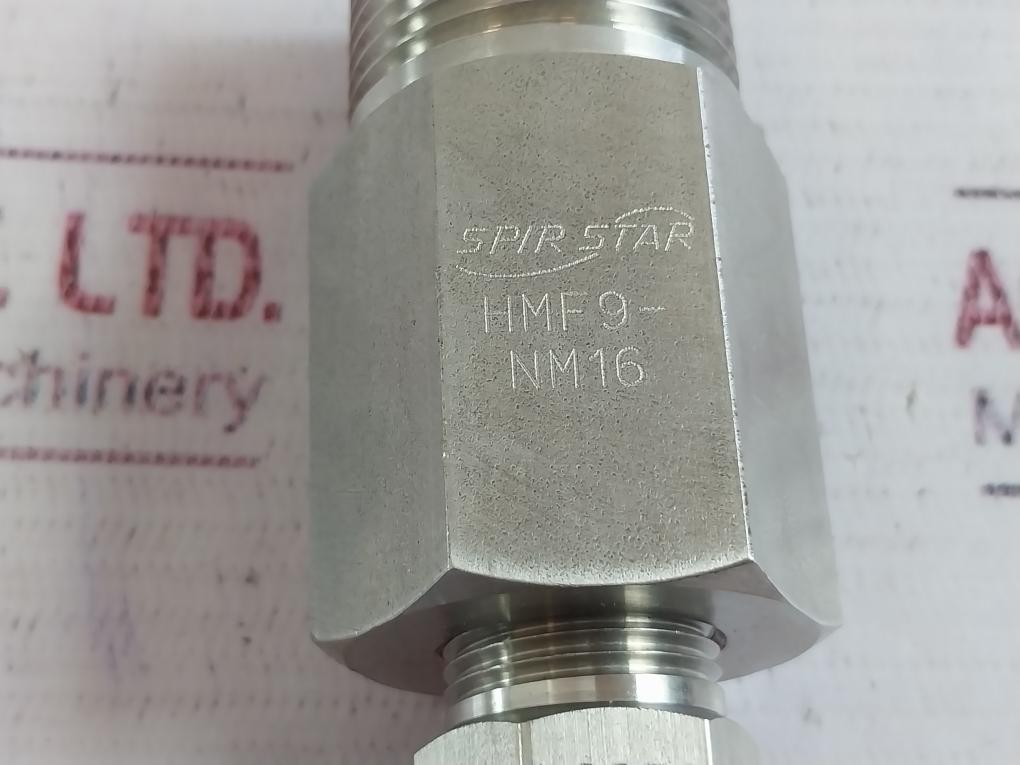 Spir Star Hmf9-nm16 Fittings Quick Disconnects Tubing Valve L0501