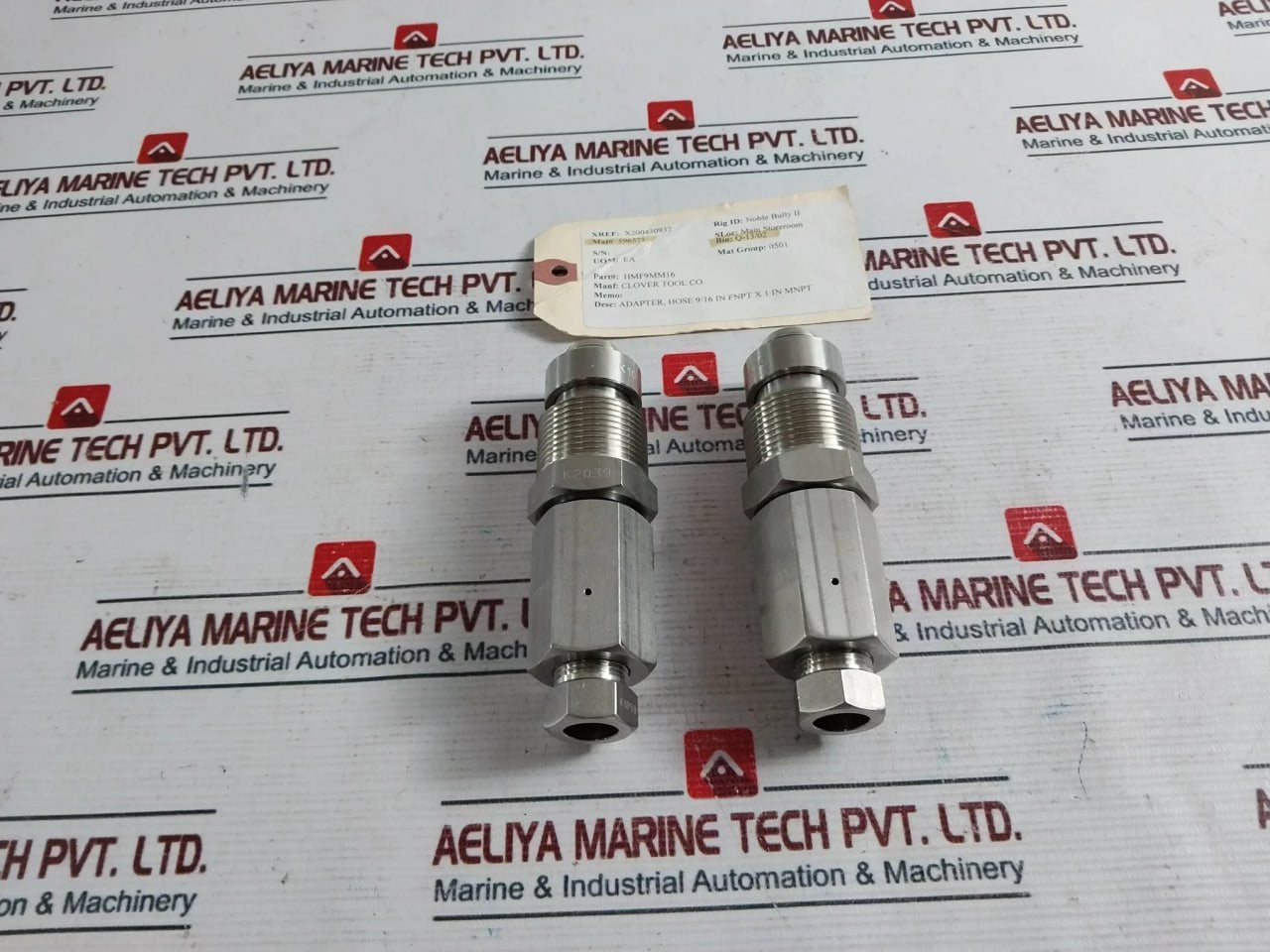 Spir Star Hmf9Mm16 Fitting Quick Disconnect Valve Tubing