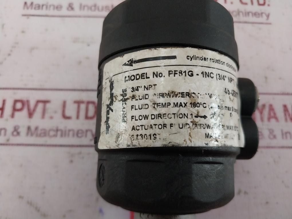 Spirax Sarco Pf61G-1Nc (3/4" Npt)-n/C Piston Actuated Valve Dn20 Pn40