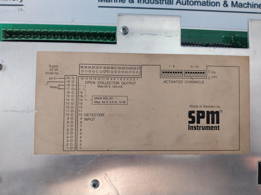 Spm Mcm-16 Machine Condition Monitor With Sc235A Audio Buzzer