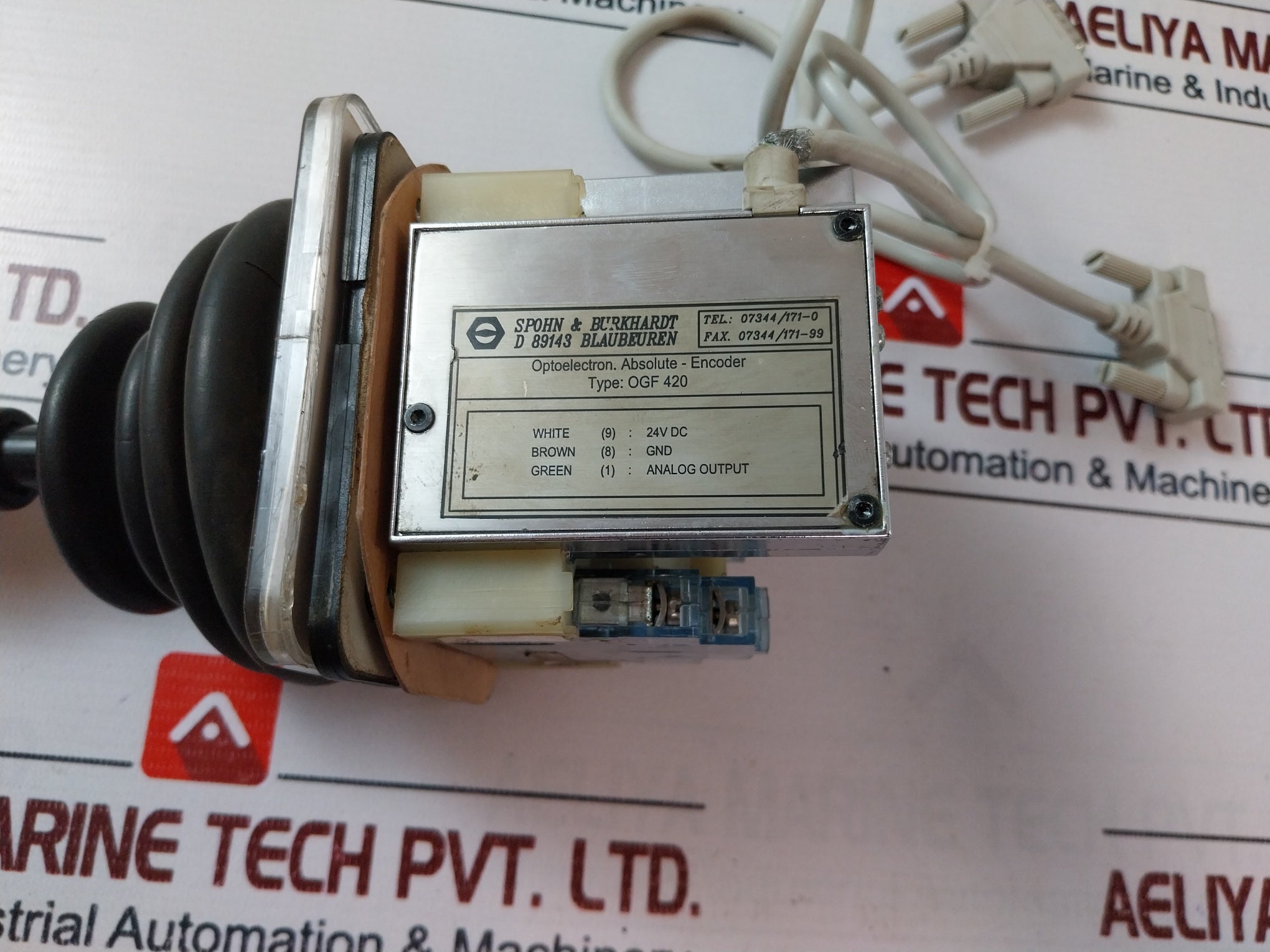 Spohn & Burkhardt Ogf 420 Optoelectron Absolute-encoder 24V Dc