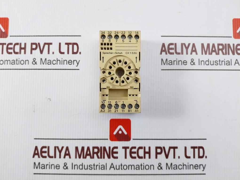 Sprecher+schuh Ch 1-s3u Relay Socket 400v-ac 1a