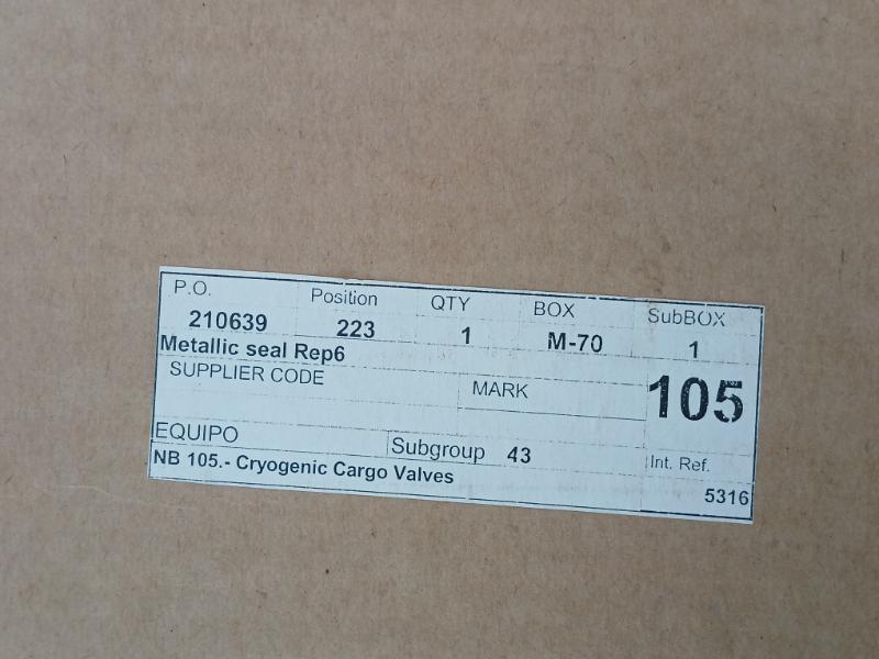 Spring-energized Metal Seal Hnd 229 Helicoflex