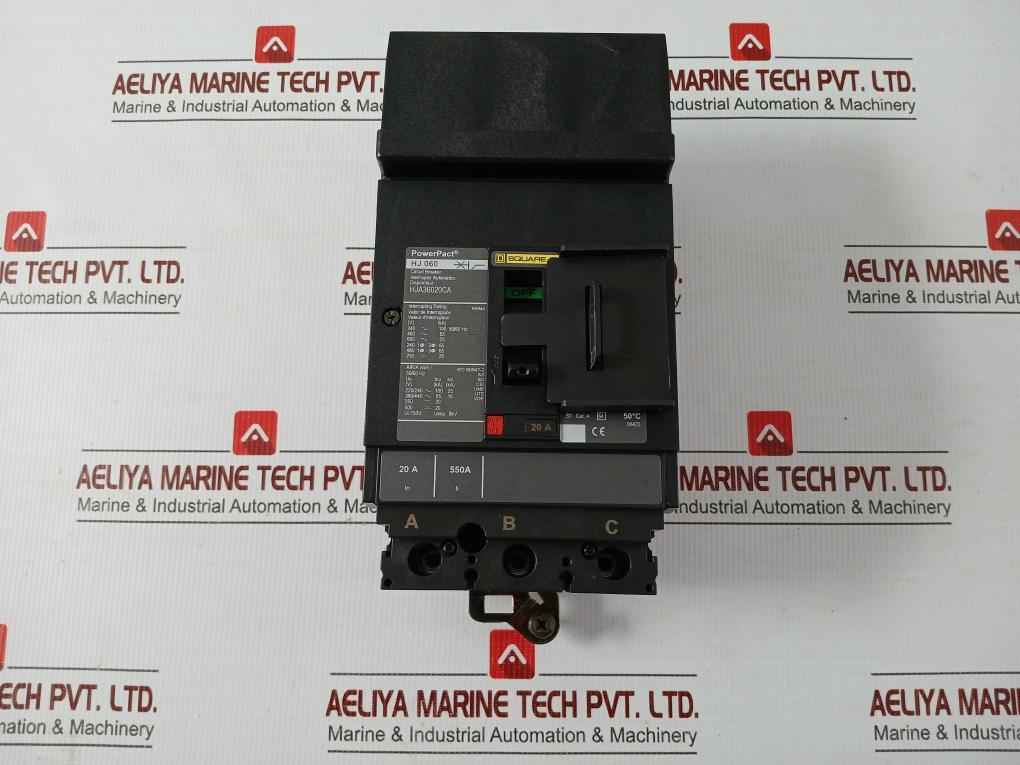 Square D 3-pole Molded-case Circuit Breaker 750V 50/60Hz Hj-060