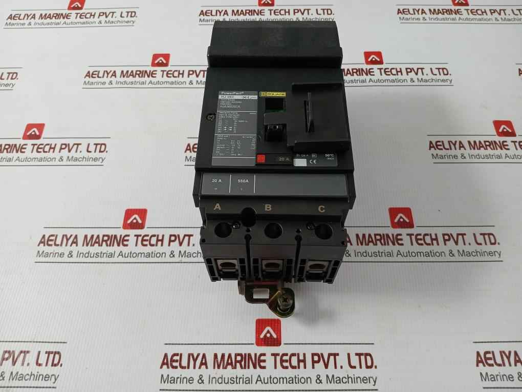Square D 3-pole Molded-case Circuit Breaker 750V 50/60Hz Hj-060