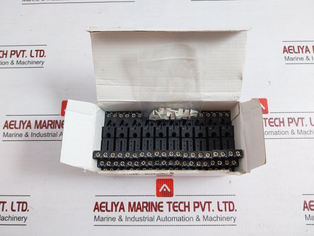 Src 2Co Weidmuller 2-pole Relay Socket Screw Terminal Box 12A (1 Box= 10 Pcs)