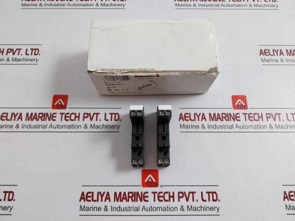 Src 2Co Weidmuller 2-pole Relay Socket Screw Terminal Box 12A (1 Box= 10 Pcs)