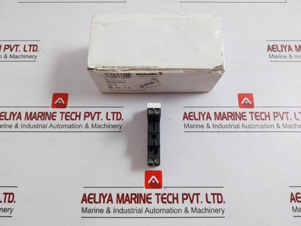 Src 2Co Weidmuller 2-pole Relay Socket Screw Terminal Box 12A (1 Box= 10 Pcs)
