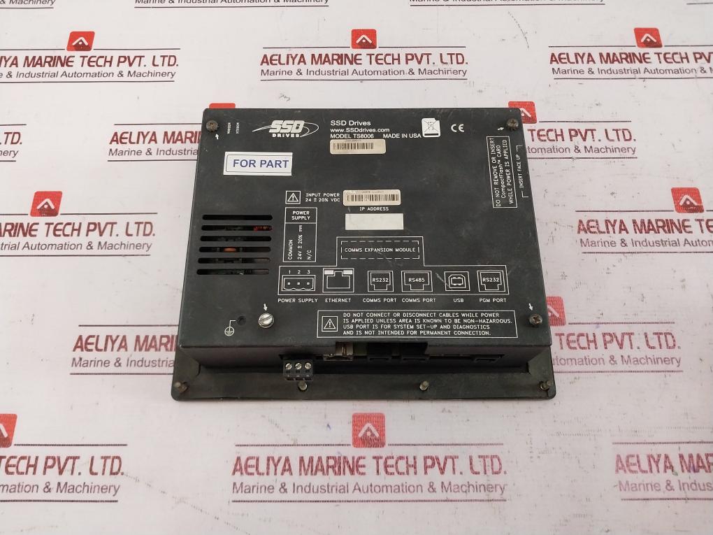 Ssd Drives Ts8006 Operator Interface Terminal 24 ± 20%Vdc