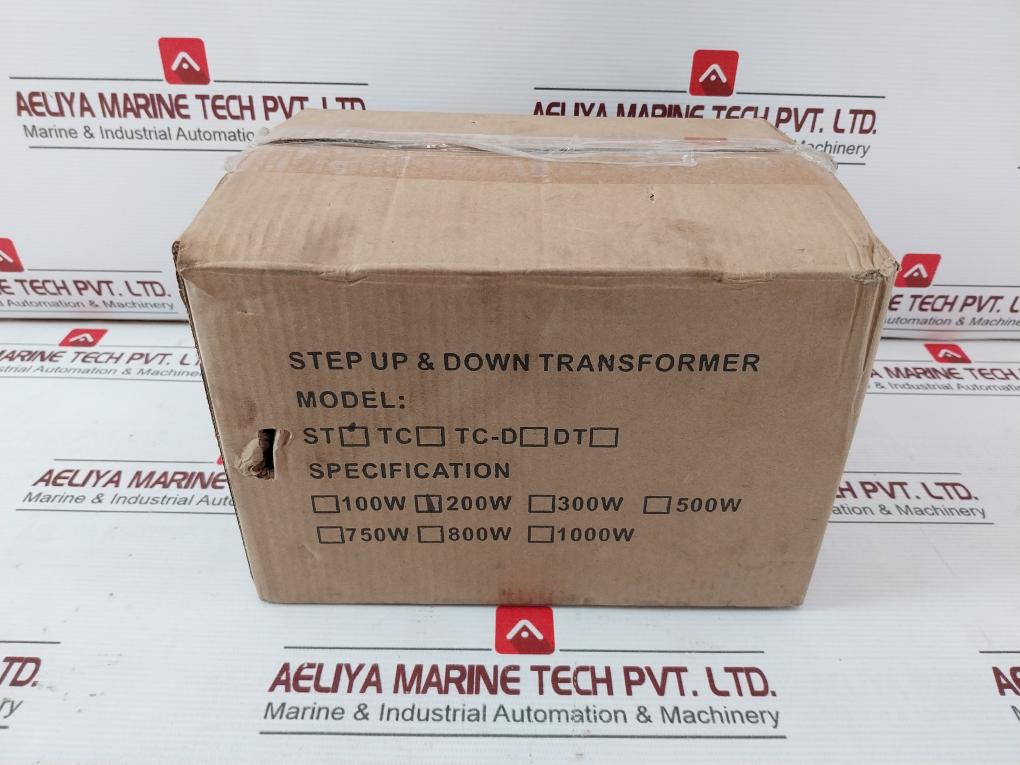 St-200W Converter Transformer Step Up/Down Heavy Duty 110V 220V Voltage Black