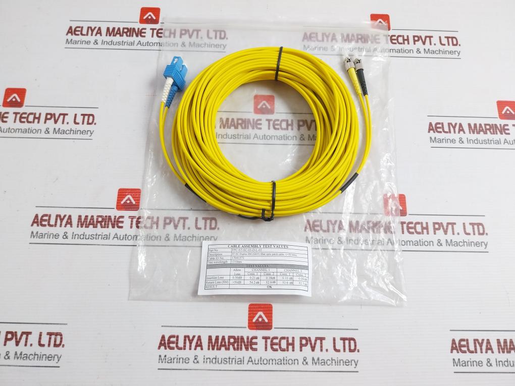 St-sc Duplex Sm (G655) Fiber Optic Patch Cable Fpc-st-sc-03-d-l-02