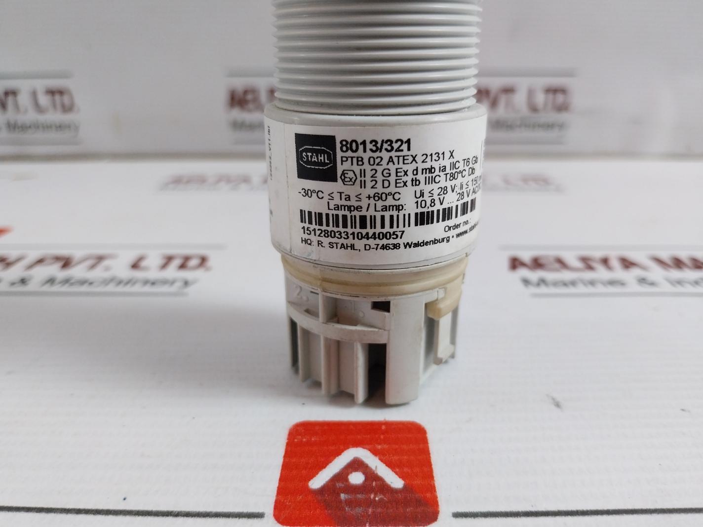 8013/321 Indicating Lamp For Panel Mounting Set Stahl