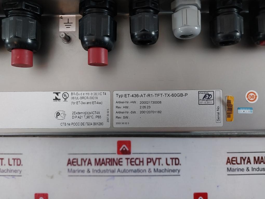 Stahl Et-436-at-r1-tft-tx-60Gb-p Panel Pc Ip65 Rev Hw 2.05.23