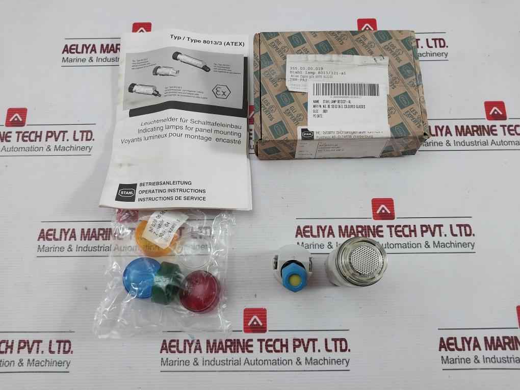 Stahl Indicating Lamp For Panel Mounting Set 10,8...28V Ac/Dc Part No: 8013/321