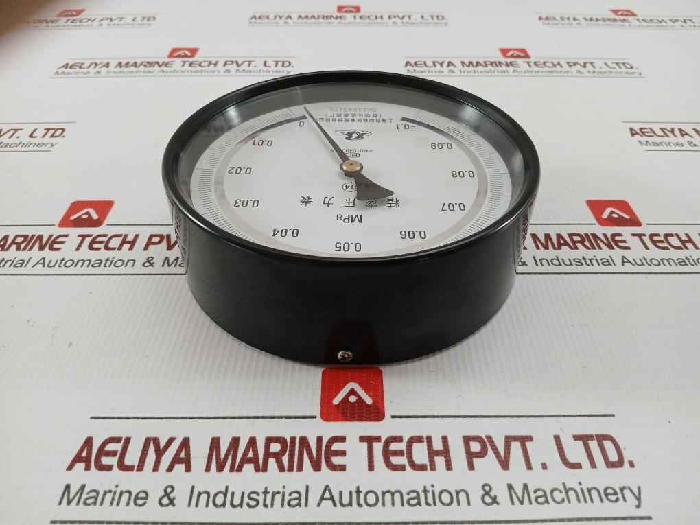 Standard Pressure Gauge Part No Yb-150 Shanghai Automation Range-0.1 To 0 Mpa