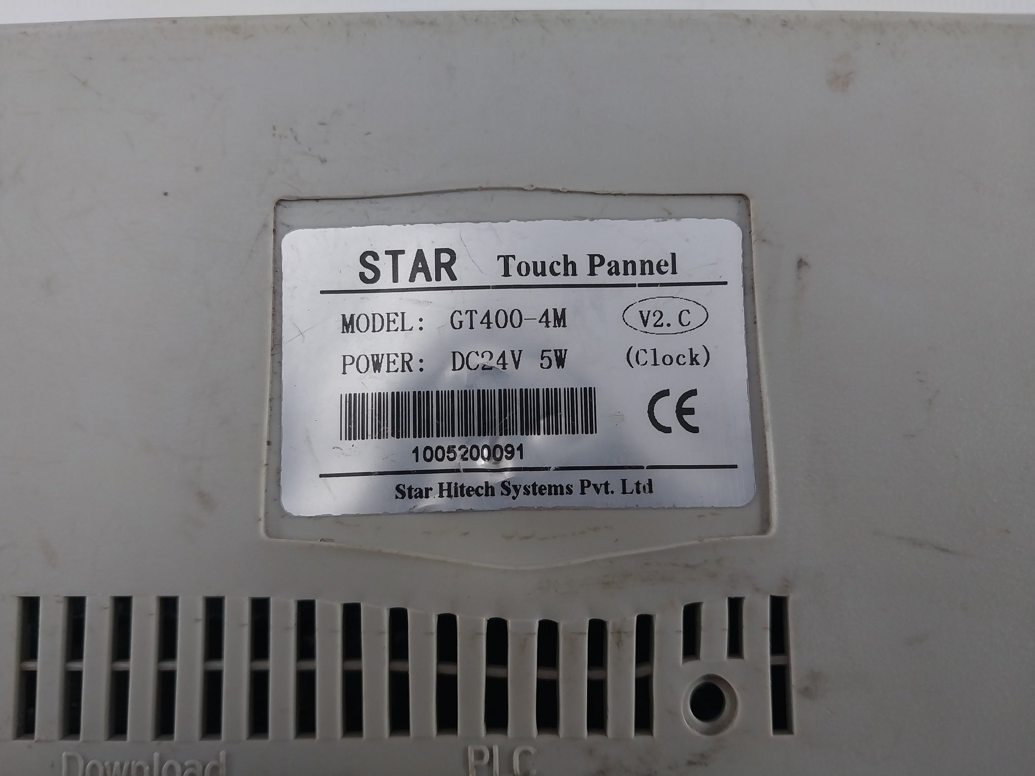 Star Hitech Gt400-4M Touch Panel V2.C Dc24V 5W