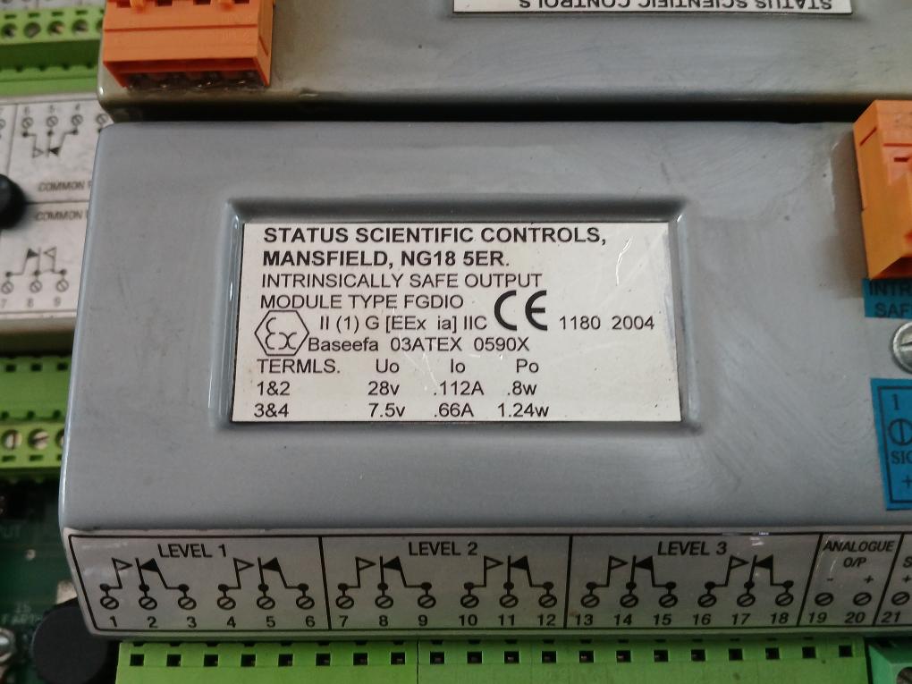 Status Scientific Controls Monitoring Control Panel 110V-120Vac 60Hz Mcu3