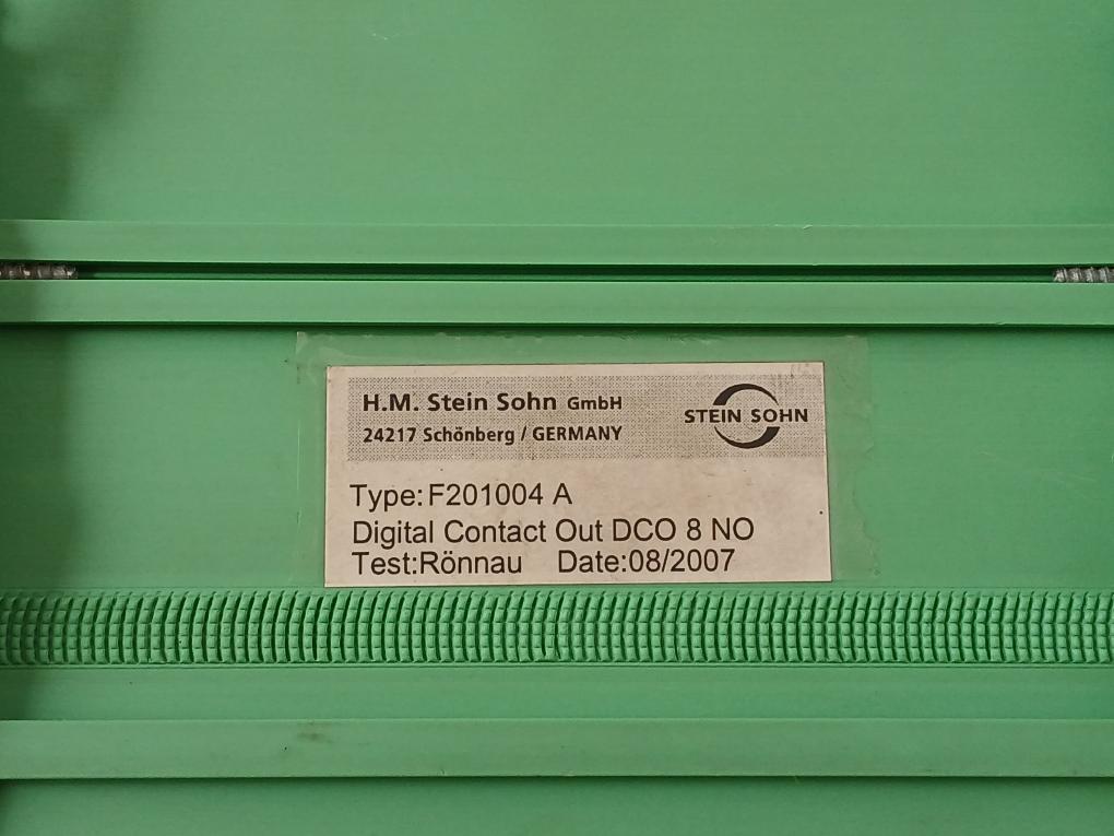 Stein Sohn Digital Contact Out Dco 8 No E 714.1 A Module F201004 A