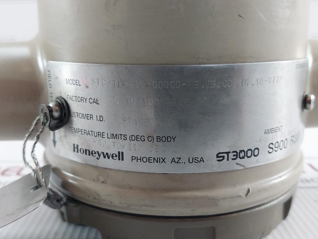 Stg97L-e1G-00000-mb.Zs.Cci.Tci.3D-b77P Pressure Gauge Honeywell 0-100 Bar