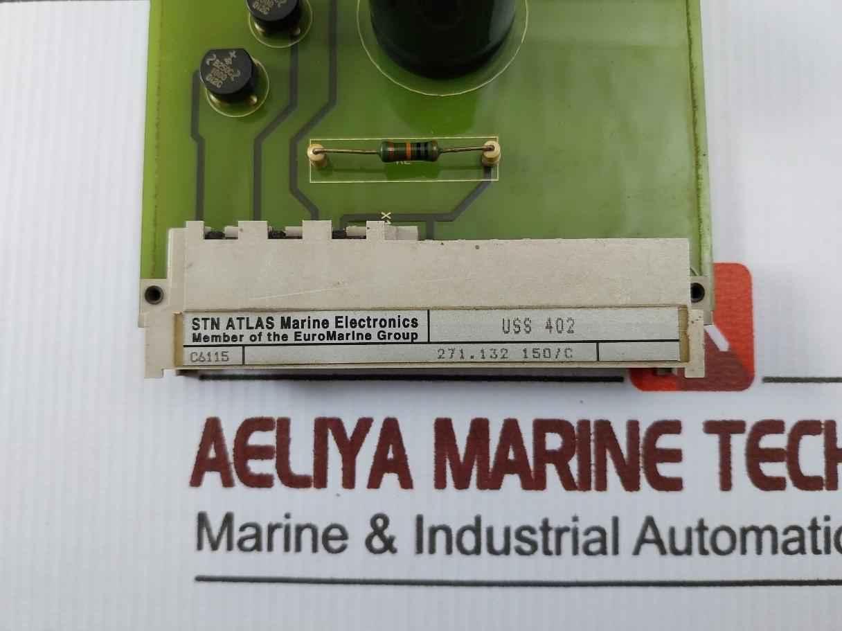 Stn Atlas Marine Electronics Uss 402 I/O Pcb Module C6115 271.128 394A