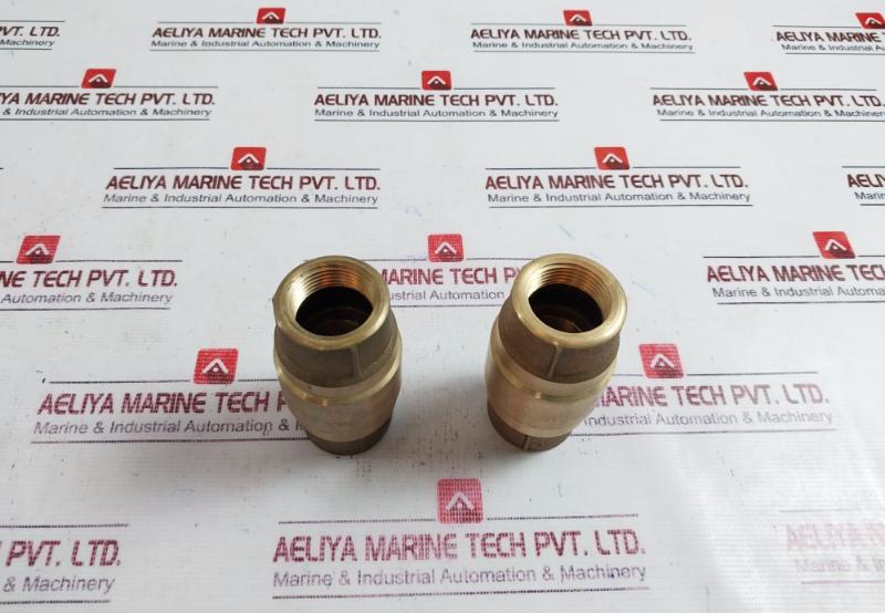 Strataflo 400 1" Fpt Check Valve W/ Spring Loaded Brass Body-s. Steel Seat, Cone