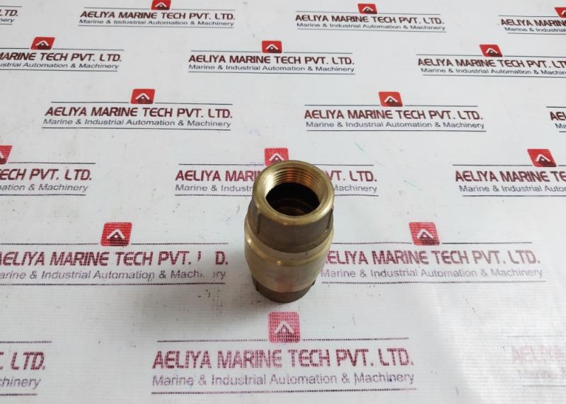Strataflo 400 1" Fpt Check Valve W/ Spring Loaded Brass Body-s. Steel Seat, Cone