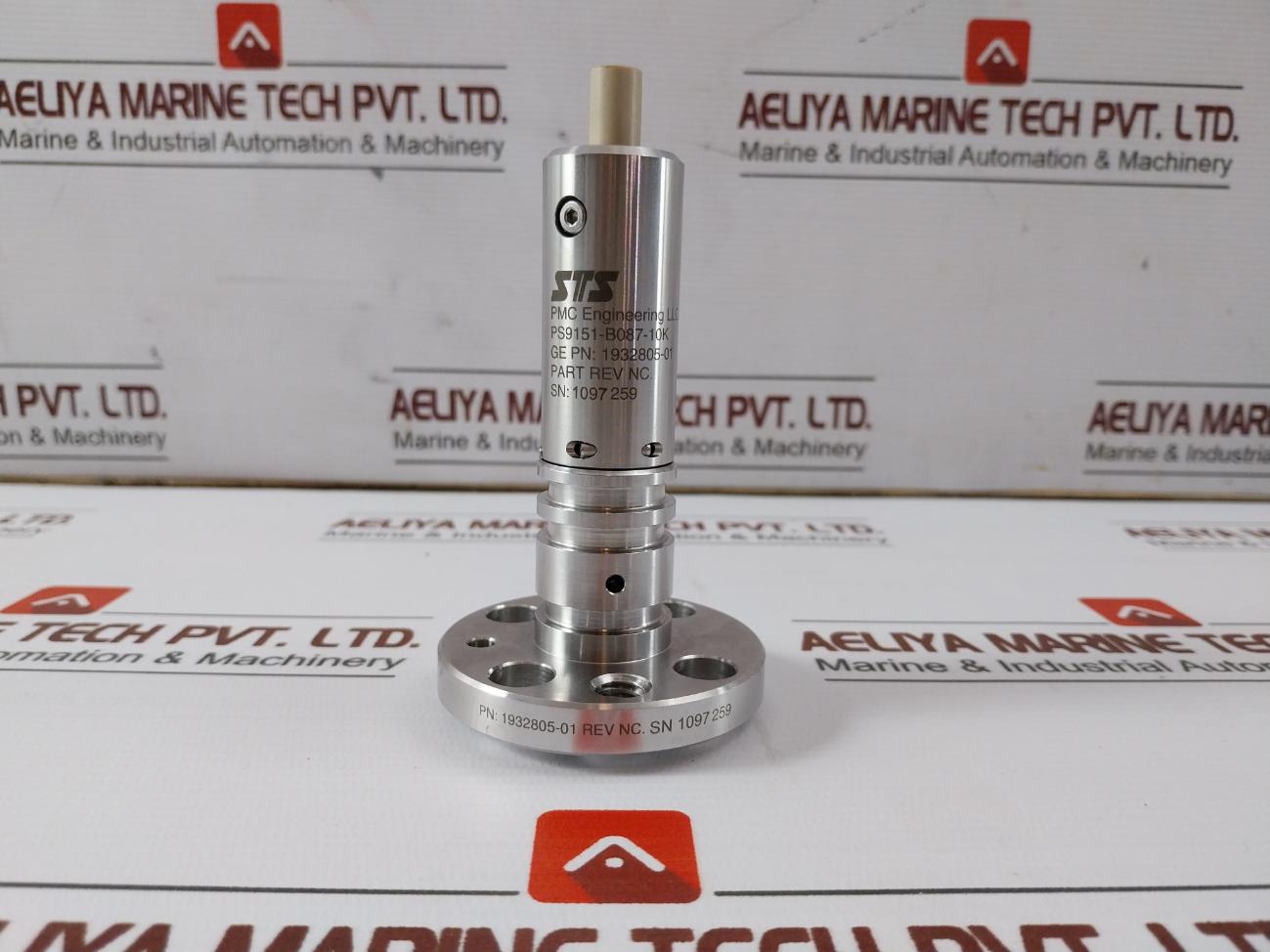 Sts Pmc Engineering 1932805-01 Pressure Transducer Rev Nc